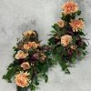 Komplet nagrobny chryzantema z magnolią nr 704