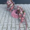 Komplet nagrobny kwiatowy wianek karczoch nr 716