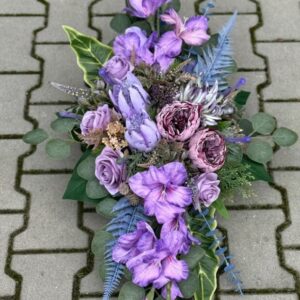 Kompozycja nagrobna fioletowy mieczyk nr 746