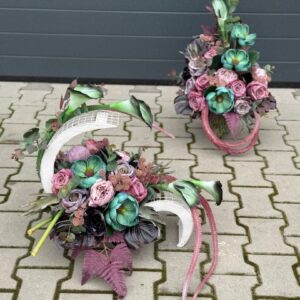 Zestaw nagrobny leżak morska magnolia nr 784