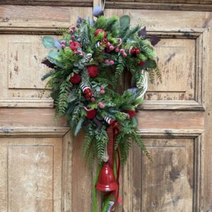 Wianek świąteczny 43 cm cukierki nr B397