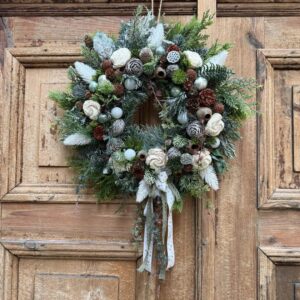 Wianek susz naturalny 40 cm nr B411